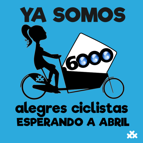 6000 seguidores en FB de 30 Días en Bici - Desde Gijón y en Bicicleta